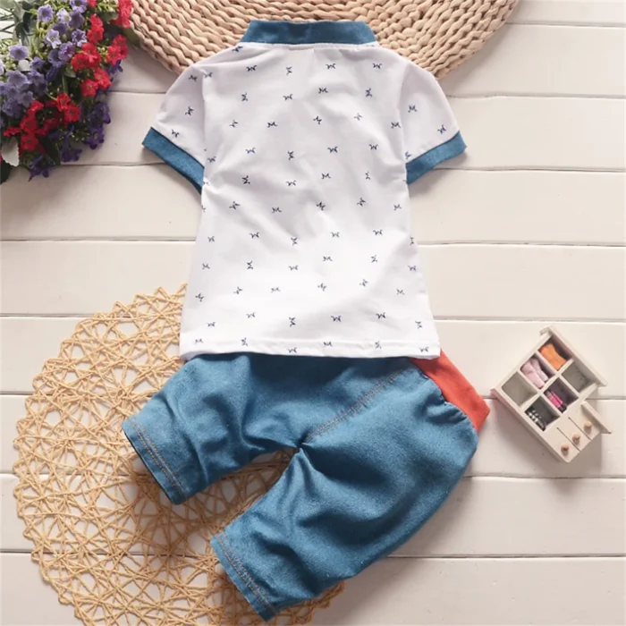 2PCS Baby Set Summer Fashion All over Print - Image 2