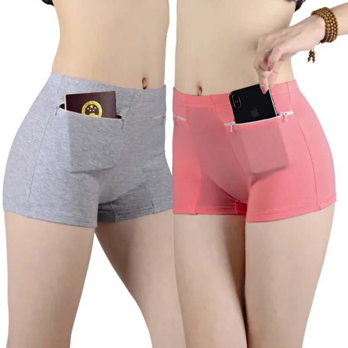 Women's Safety Anti-theft Pants Soft Shorts Cotton Boxer Summer - Image 4