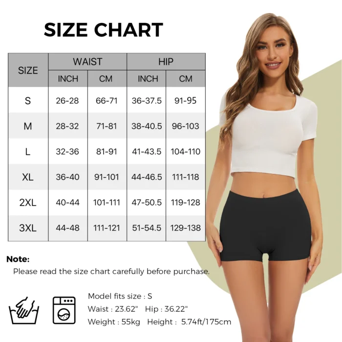 Women's Boyshorts Cotton Underwear Breathable Comfy Chub - Image 6