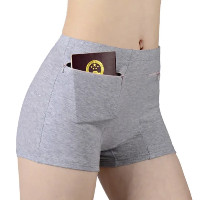 Women's Safety Anti-theft Pants Soft Shorts Cotton Boxer Summer - Image 2