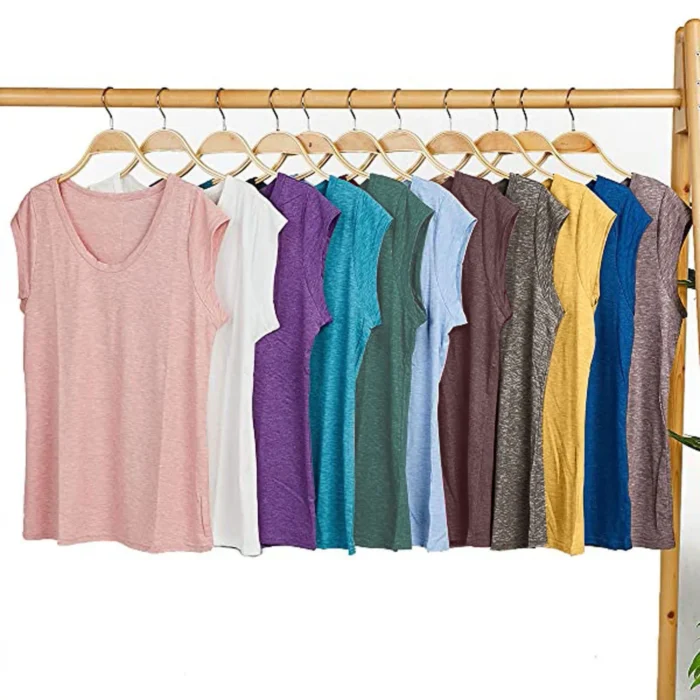 Summer Camisole Women'S V-Neck Vest Colored Cotton - Image 5