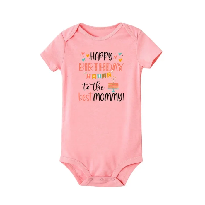 Happy Birthday To The Best Mommy Baby Clothes - Image 3